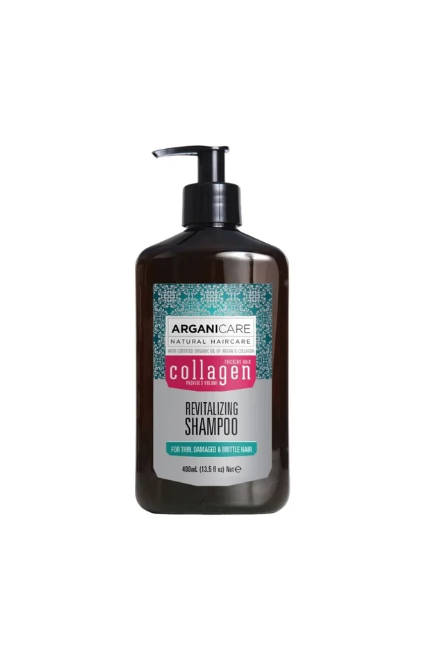 Shampoing revitalisant – Collagène – Cheveux fins, dévitalisés – 400 ml