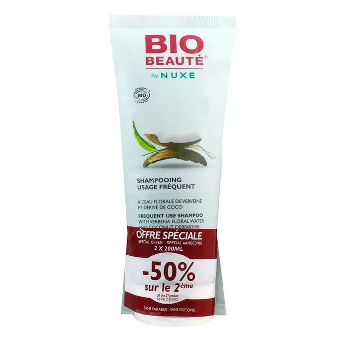 Shampoing usage fréquent 2x200ml (-50% sur le 2ème produit)