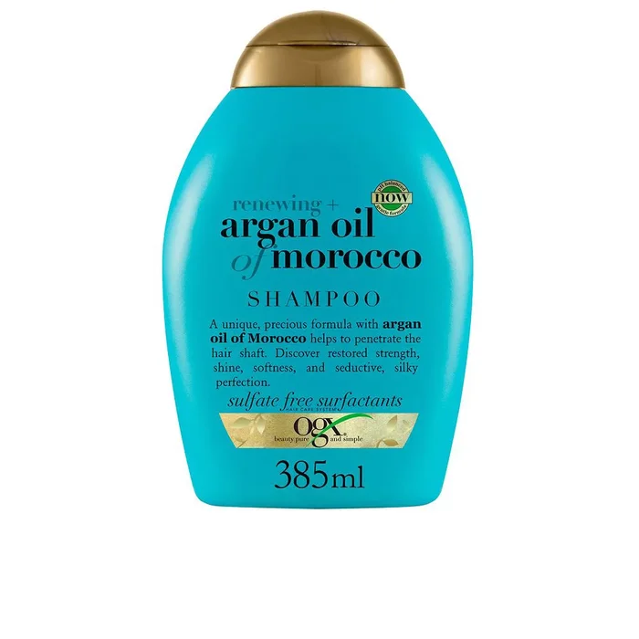 Shampoo all'olio di argan marocchino OGX, capelli secchi e danneggiati 385 ml