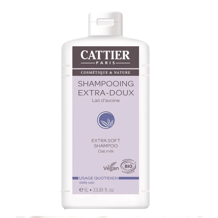 Shampooing Extra-Doux Lait d’Avoine – Usage Quotidien 1 L