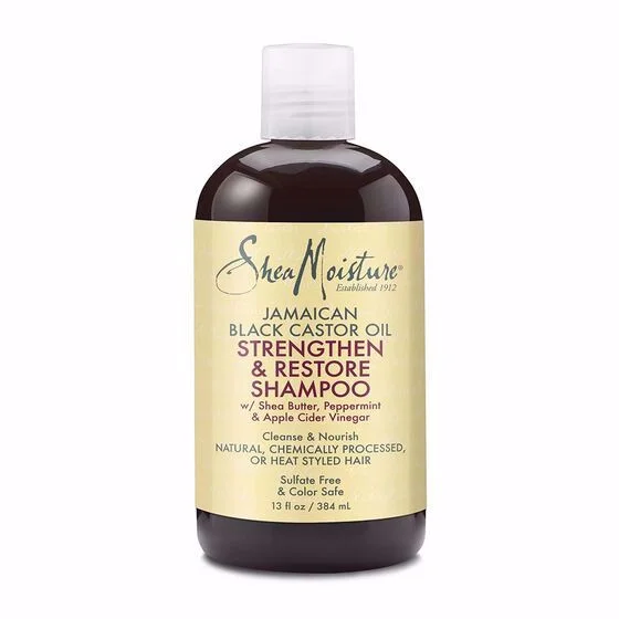 Shampooing fortifiant à l’huile de ricin noire jamaïcaine 13oz