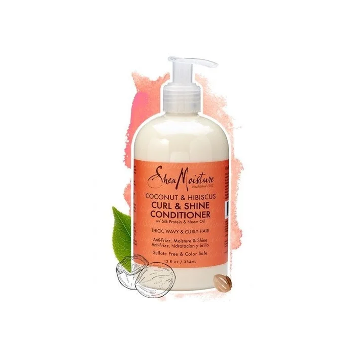 SHEA MOISTURE COCO & HIBISCUS ≡ Conditionneur “CURL & SHINE”