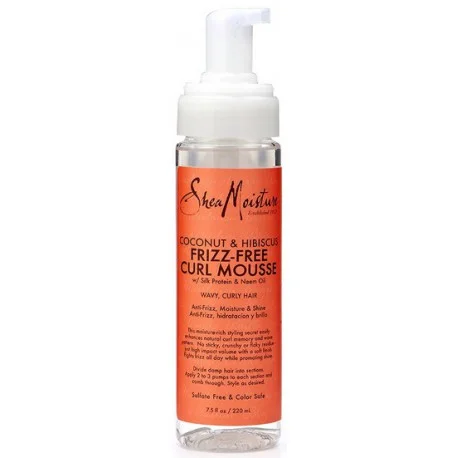 SHEA MOISTURE COCO & HIBISCUS ≡ Mousse anti frisottis FRIZZ-FREE