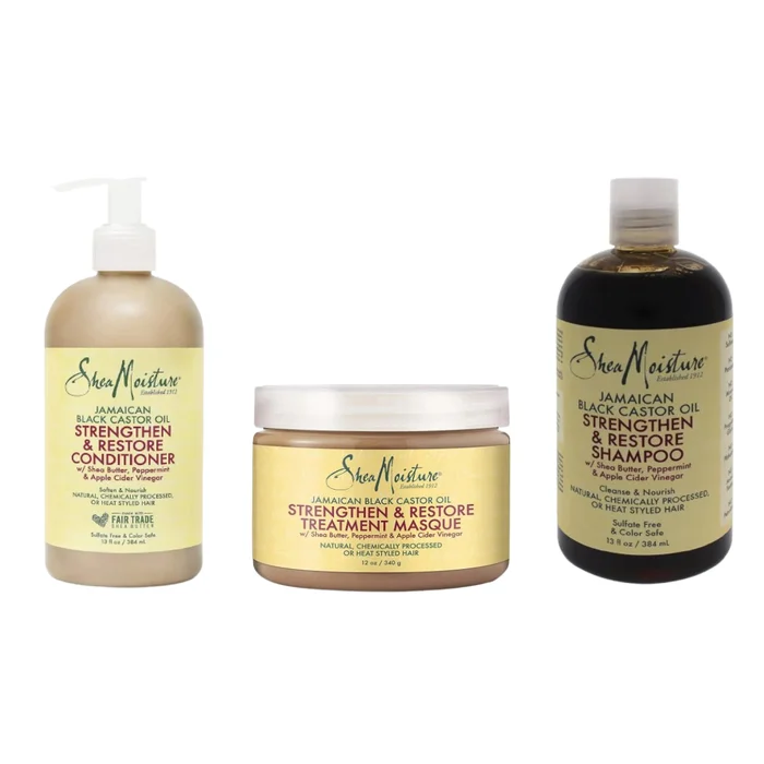 SHEA MOISTURE JAMAICAN BLACK CASTOR Gamme Réparatrice