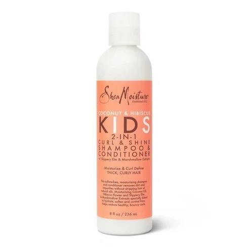 SHEA MOISTURE KIDS COCONUT & HIBISCUS ≡ Shampooing & Conditionneur 2-en-1