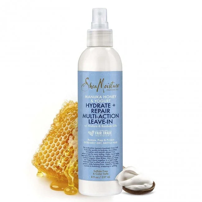 SHEA MOISTURE MANUKA HONEY & YOGURT ≡ Soin Hydratant Et Réparateur Sans Rinçage