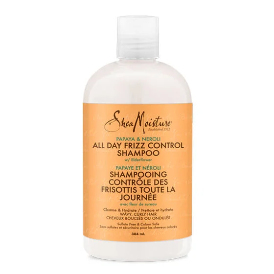 SHEA MOISTURE PAPAYA & NEROLI ≡ Shampooing Contrôle des frisottis toute la journée