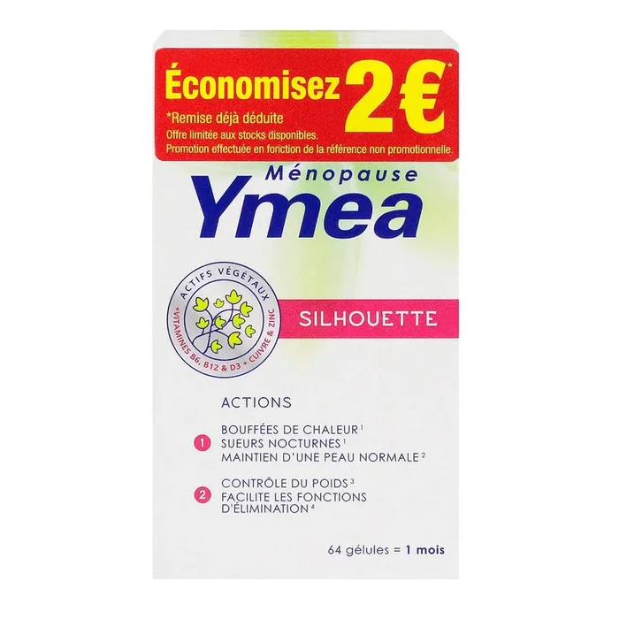 Silhouette 64 gélules complément alimentaire remise 2 déjà déduite