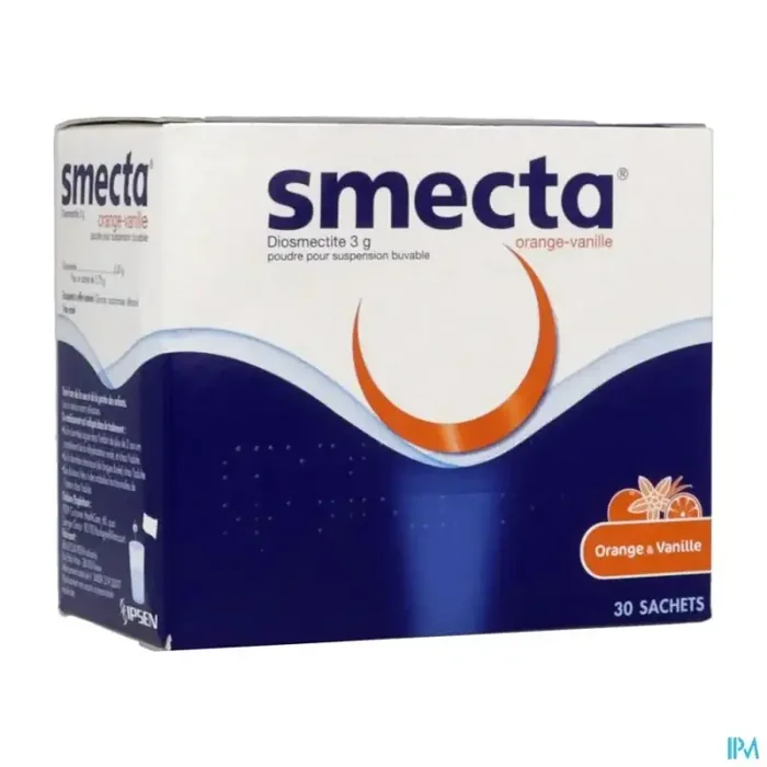 Smecta 3g orange vanille poudre pour suspension buvable sachet 30