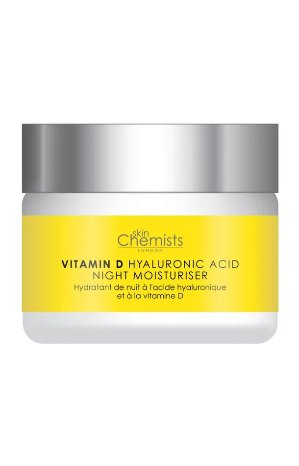Soin de nuit – Vitamine D & acide hyaluronique – Visage – 60 ml