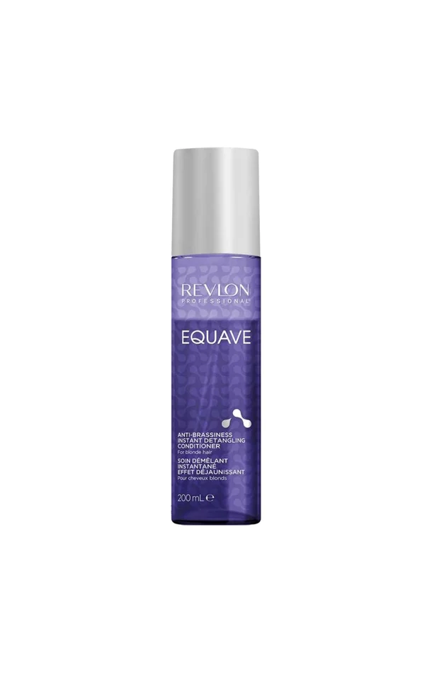 Soin démêlant & anti-jaunissement – Equave – Cheveux blonds, blancs ou méchés – 200 ml