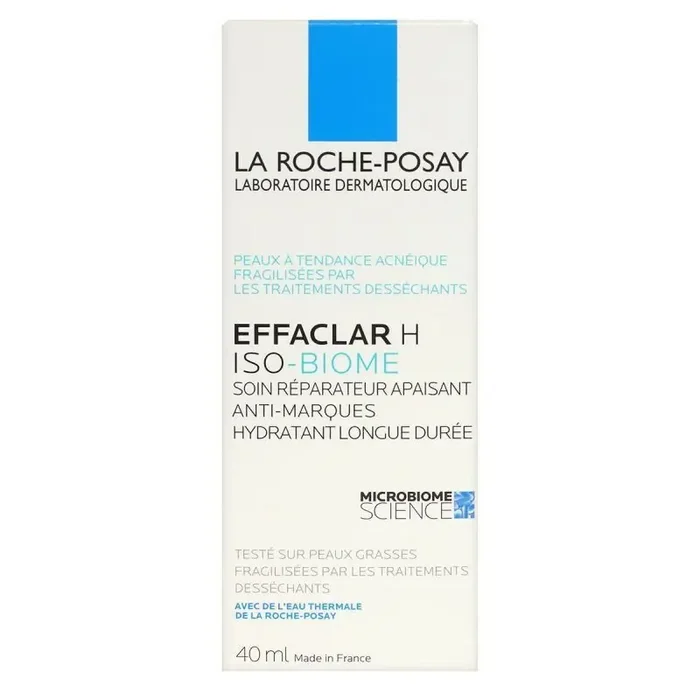 Soin hydratant réparateur et apaisant Effaclar H iso-biome 40 mL La Roche Posay