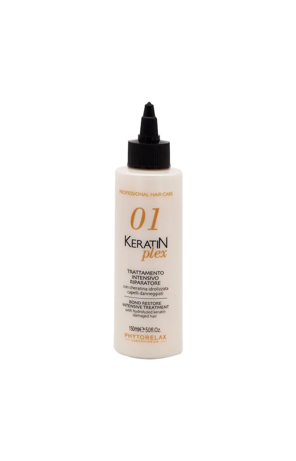 Soin intensif – 01 Keratin Plex – Cheveux abîmés – 150 ml