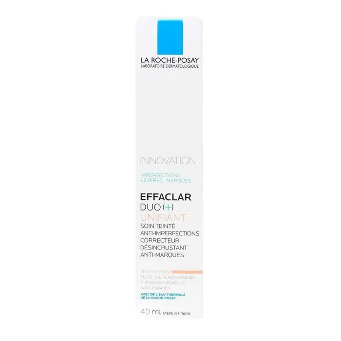 Soin teinté anti-imperfections teinte medium Effaclar Duo Unifiant Medium 40 mL La Roche Posay