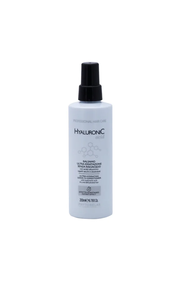 Soin ultra hydratant – Acide hyaluronique – Cheveux secs & déshydratés – 200 ml