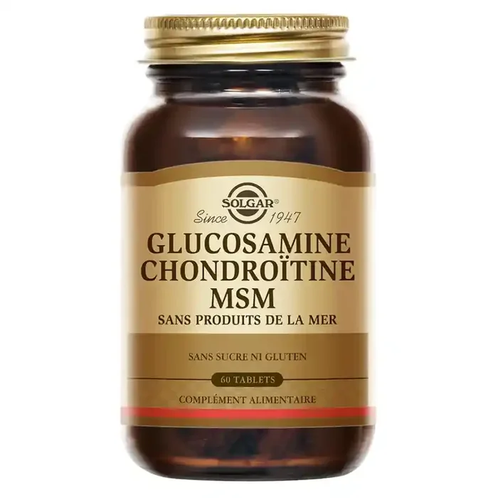 Solgar Extra Glucosamine Chondroïtine MSM 60 comprimés