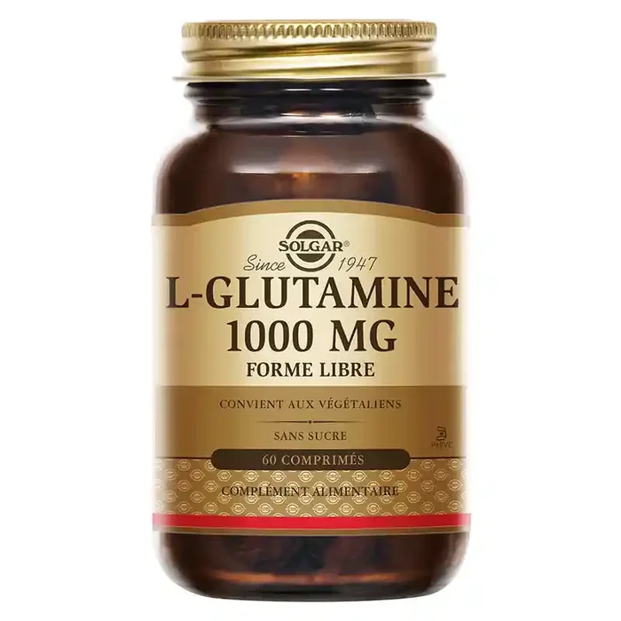 Solgar L-Glutamine 1000mg 60 gélules végétales