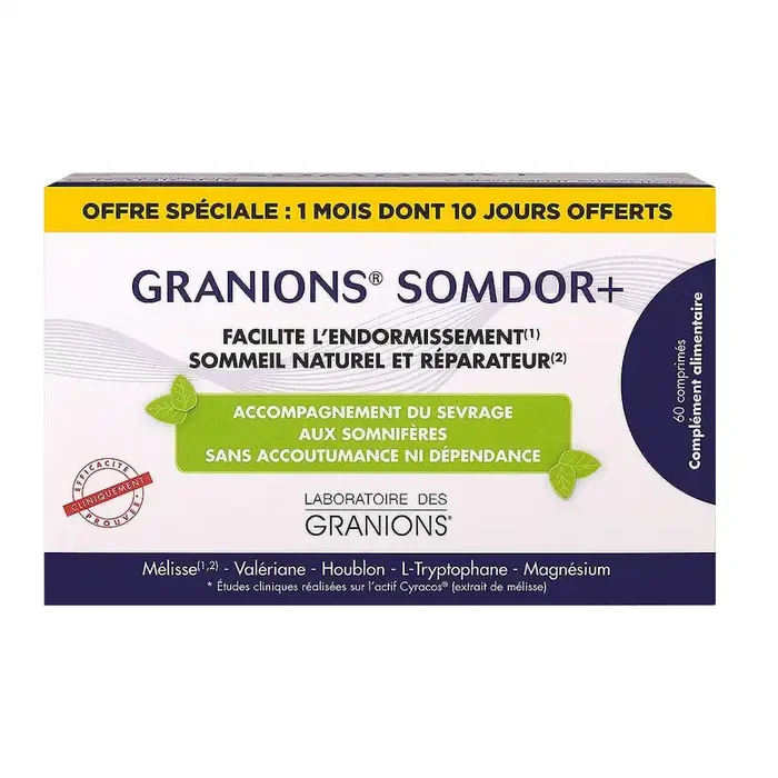 Somdor+ 60 comprimés dont 20 offerts