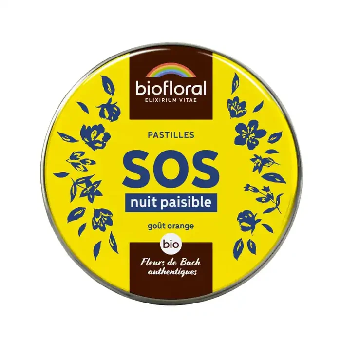 SOS NUIT PAISIBLE PASTILLES BIO X50G BIOFLORAL