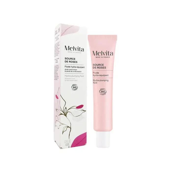 SOURCE DE ROSES BIO FLUIDE HYDRA REPULPANT 40ML MELVITA