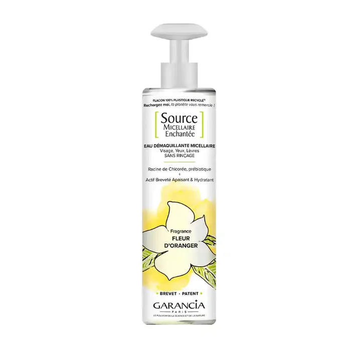 SOURCE MICELLAIRE ENCHANTEE FLEUR D‘ORANGER 400ML GARANCIA