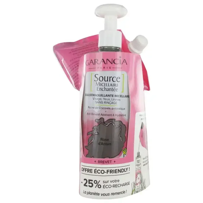 SOURCE MICELLAIRE ENCHANTEE ROSE D‘ANTAN 2 X 400ML GARANCIA
