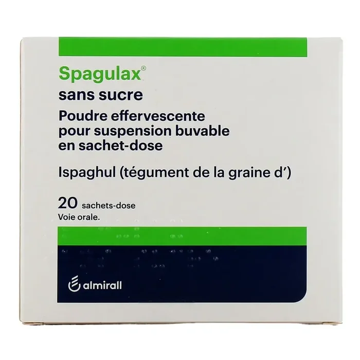 Spagulax sans sucre – Constipation – 20 sachets Poudre effervescente
