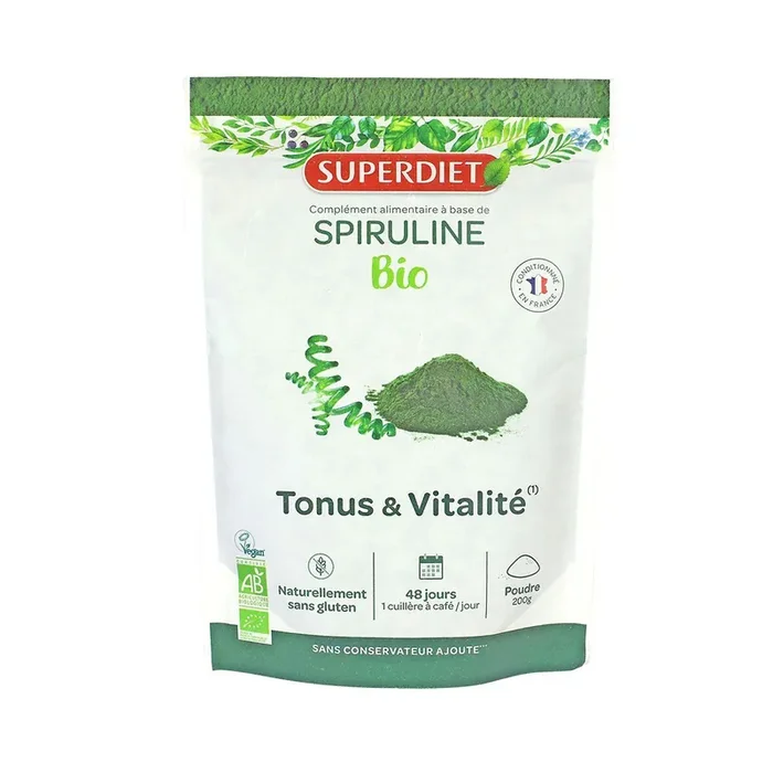 Spiruline bio tonus et vitalité poudre 200g
