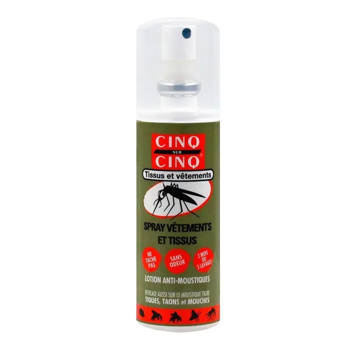 Spray Anti-moustiques – Tissus et Vêtements – Lotion 100ml