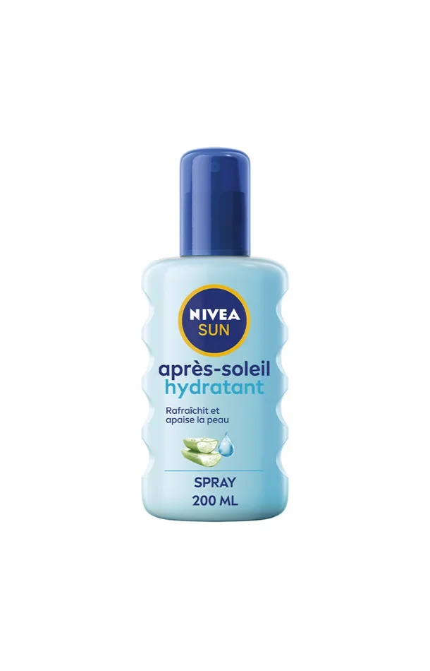 Spray après-soleil hydratant rafraîchissant – Aloe vera – Corps – 200 ml