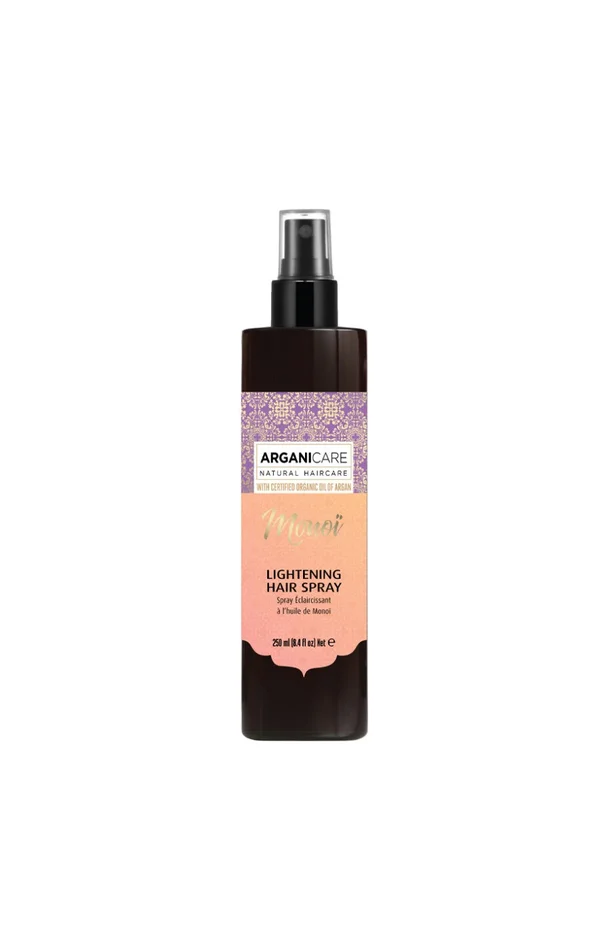 Spray éclaircissant – Huile de monoï – Tous types de cheveux – 250 ml