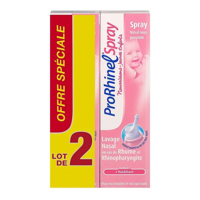 Spray nasal nourrissons-jeunes enfants 2x100ml