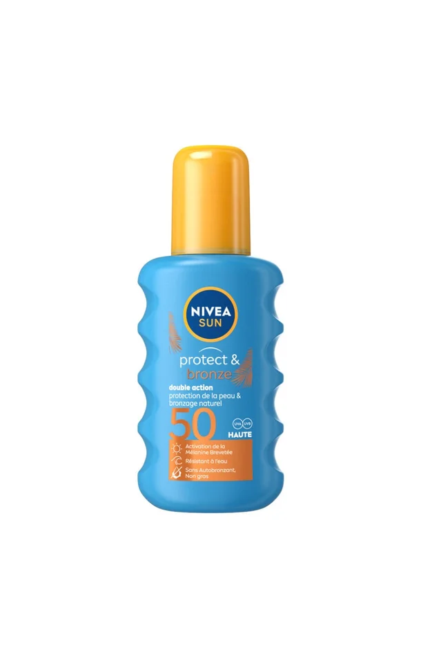 Spray protecteur SPF 50 – Protect & Bronze – Formule anti-taches – 200 ml