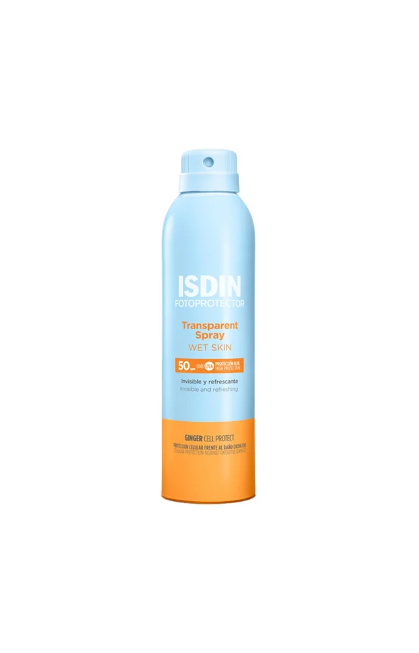 Spray solaire transparent SPF 50 – Wet Skin – Corps – 250 ml