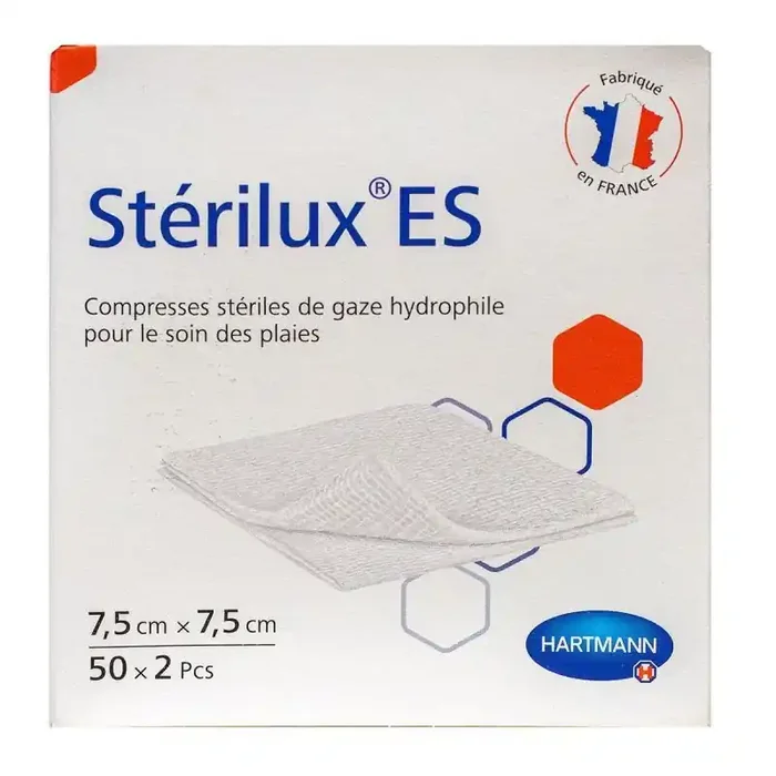 Sterilux Es Cpres 7,5×7,5 Bt 50