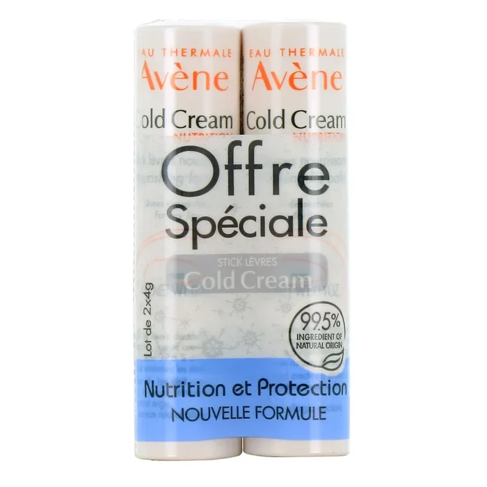 Stick Lèvres Nourrissant – Cold Cream – Lot de 2 x 4 g