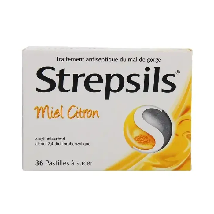 Strepsils Miel Citron 36 Pastilles a Sucer
