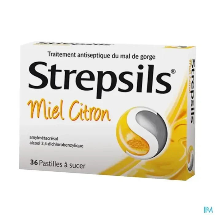 Strepsils miel citron pastille à sucer 36