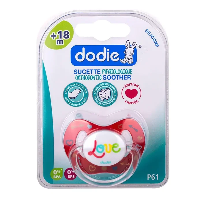 Sucette physiologique « love » 18m+