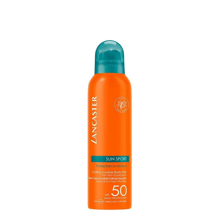 Sun Sport – Brume Invisible Rafraîchissante Application Peau Mouillée SPF50