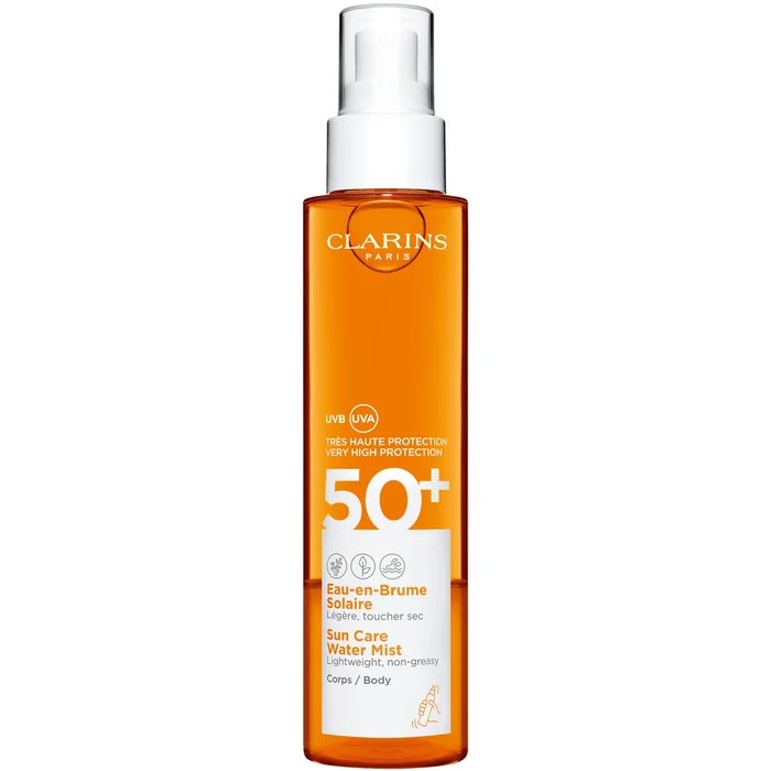 Suncare – Brume Solaire Embellissante Très Haute Protection Corps SPF50+