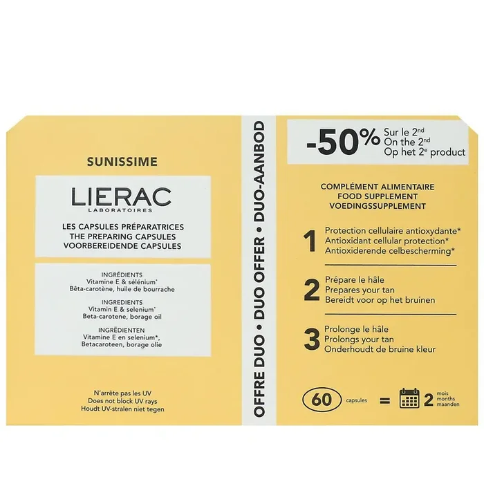 Sunissime les Capsules préparatrices 2×30 capsules