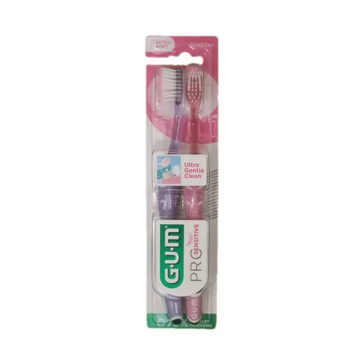 SUNSTAR DUO BROSSE à DENTS PRO SENSITIVE ULTRA SOFT GUM