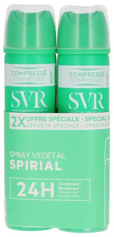 SVR Spirial spray végétal – lot de 2x75ml