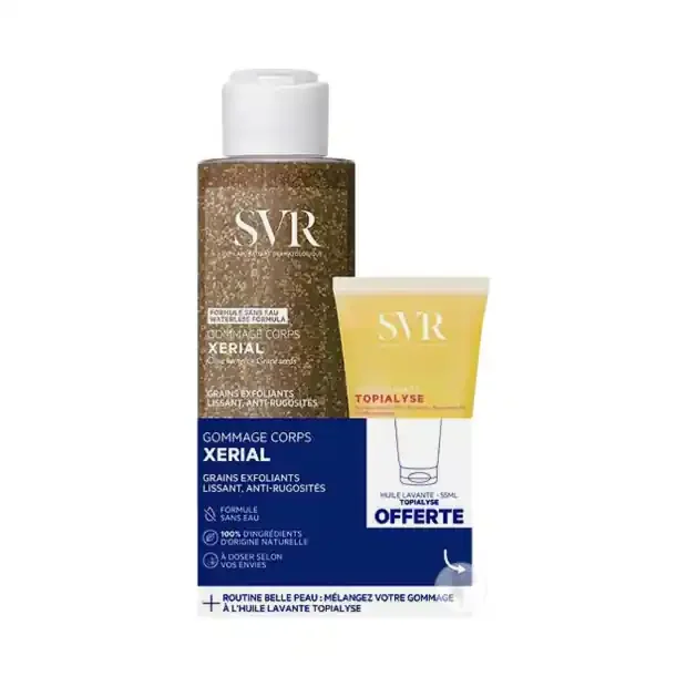 SVR Xerial Gommage Corps 100G + Huile 55ml offerte