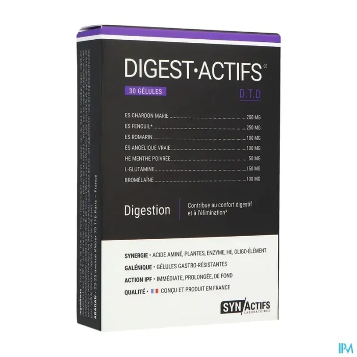 Synactifs digest actifs bio gelule 30