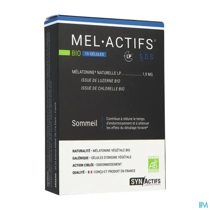 Synactifs mela actifs bio gelule 15