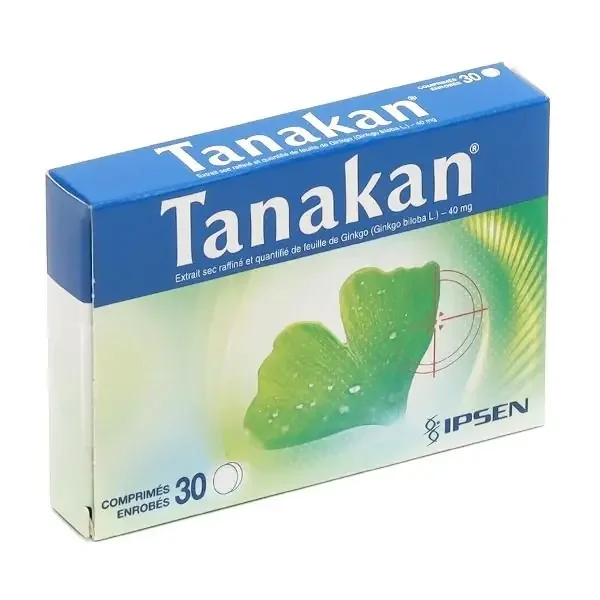 Tanakan 40mg – Troubles de la mémoire – Adultes – 30 comprimés