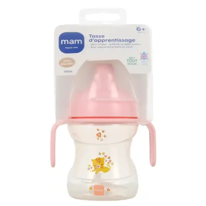 TASSE APPRENTISSAGE 6 MOIS + 190 ML MAM