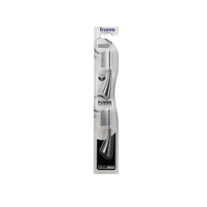TÊTES DE BROSSE SENSIBILITÉ POUR INAVA POWER BROSSE A DENTS ELECTRIQUE NOIRE